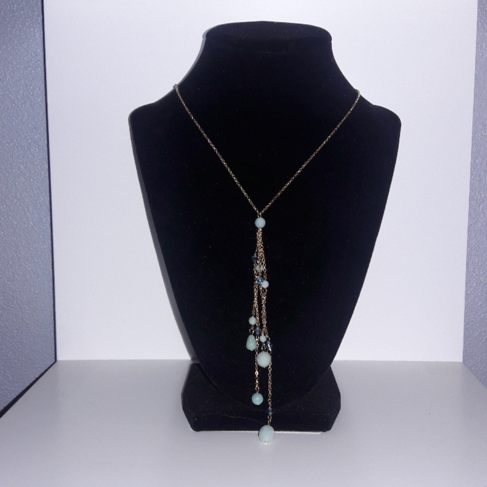 Blue Beaded Necklace